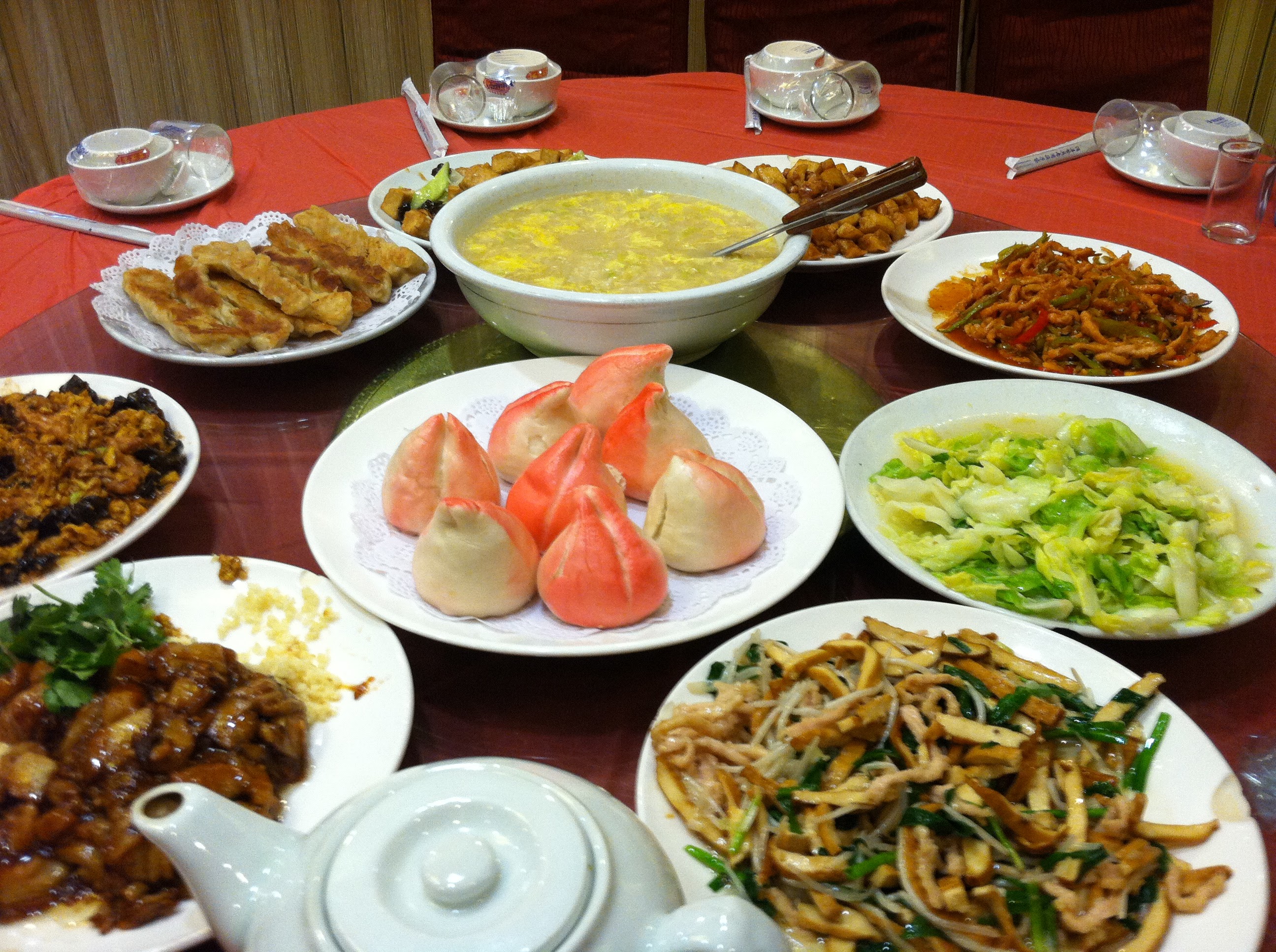 Colorful Chinese Food